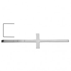 Cottle Chisel Curved - Cross Handle Stainless Steel
